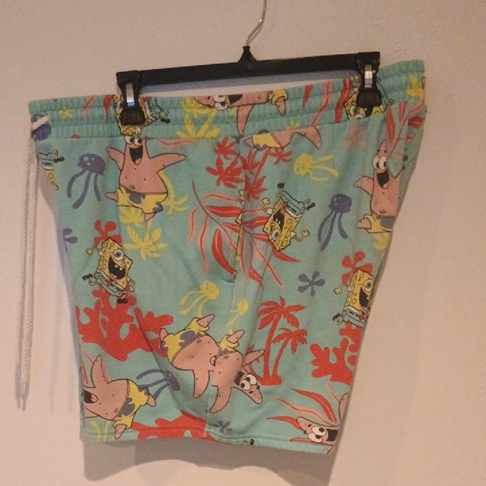 Nickelodeon SpongeBob Men's Swim Board Shorts - Multicolor